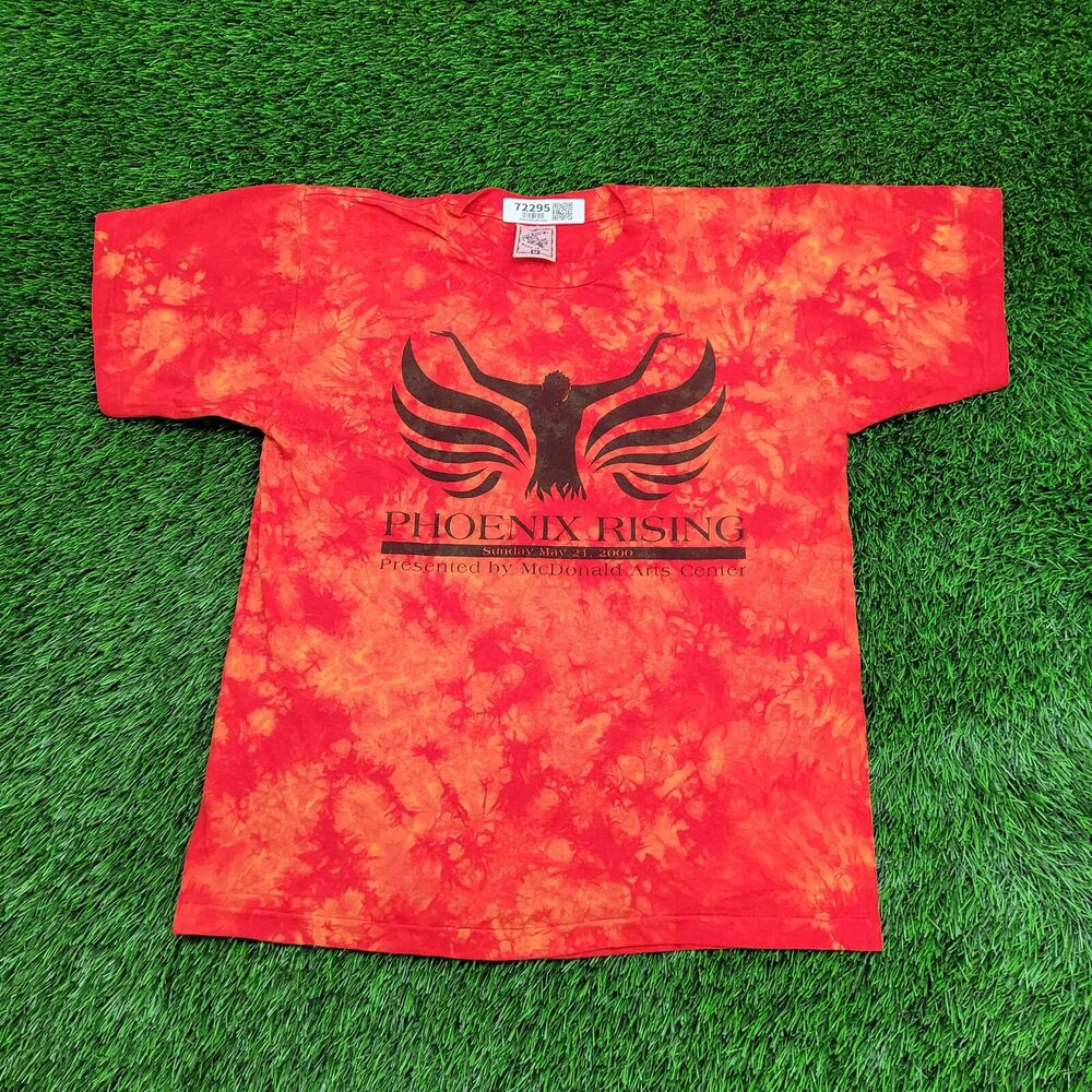 Vintage 90s Alore Shirt Medium 20x25 Red Orange